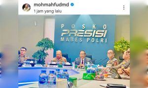 Mahfud MD ajak Polri rawat Indonesia