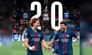 Paris Saint Germain kukuh di puncak klasemen