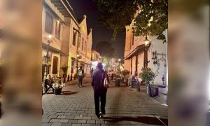 Sri Mulyani mengenang dan menikmati Kota Lama Semarang