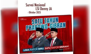 Survei LSI Denny JA: Ekonomi jadi rapor merah satu tahun Prabowo dan Gibran