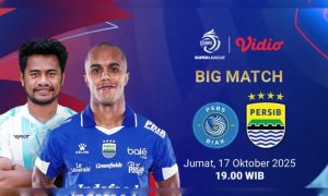 Super League: PSBS Biak vs Persib Bandung di Indosiar Jumat malam