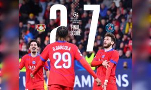 Liga Champions: PSG di puncak klasemen usai gilas tuan rumah Leverkusen