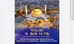 Masjid Al Ikhlas PIK yang dibangun Aguan lewat Agung Sedayu segera jadi