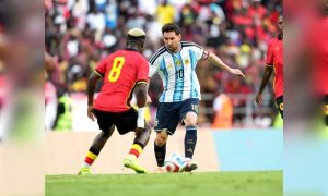 Lionel Messi cetak assist dan gol ketika Argentina bungkam Angola
