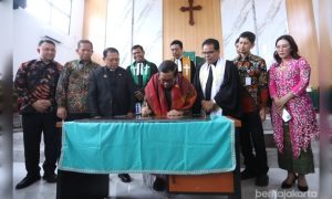 Gubernur Pramono resmikan gereja Huria Kristen Indonesia Tanjung Priok