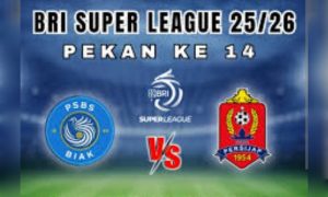 Super League: PSBS Biak vs Persijap Jepara di Indosiar Kamis malam