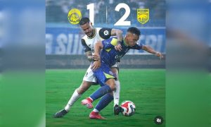 Dua gol Eksel Runtukahu bawa Persija Jakarta terkam Arema FC