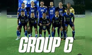 Persib Bandung melawan klub asal Thailand Ratchaburi FC di ACL Two