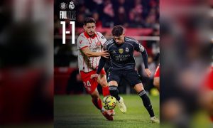 Real Madrid gagal kudeta Barcelona setelah ditahan Girona