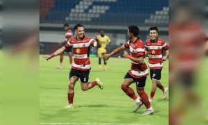 Madura United naik peringkat setelah gilas Semen Padang