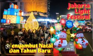 Jakarta Light Festival jadi objek wisata menarik di tengah suasana Natal