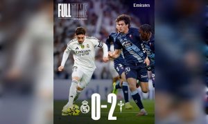 Real Madrid gagal dekati Barcelona setelah ditaklukan Celta Vigo