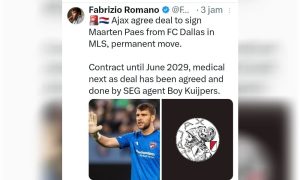 Kiper Timnas Maarten Paes tinggalkan FC Dallas gabung ke Ajax Amsterdam