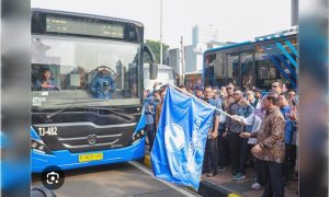 Bus Transjabodetabek B51 rute Cawang-Cikarang resmi beroperasi