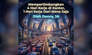 Mempertimbangkan 4 hari kerja di kantor, 1 hari kerja dari mana saja