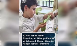 Radin, pelajar dari Iran yang bersekolah di negara Cina ini dirindukan temannya