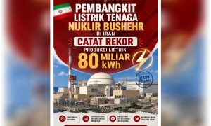PLTN Bushehr Iran produksi 80 miliar kWh listrik, hemat 131 juta barel minyak