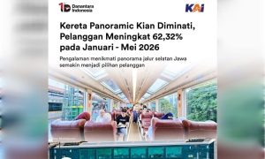 Peminat kereta wisata panoramic naik 60-an persen
