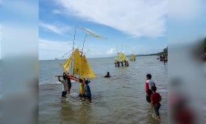 Tradisi Ngantar Ajong di Sambas yang dicap sirik, anehnya makin ramai