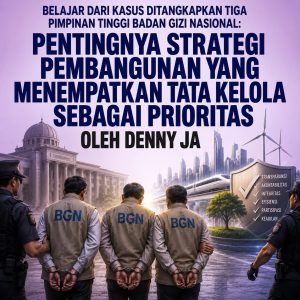 Pentingnya strategi pembangunan yang menempatkan tata kelola sebagai prioritas