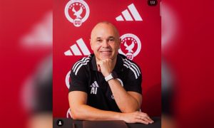 Eks pemain Barcelona Andres Iniesta melatih klub Uni Emirat Arab Gulf United