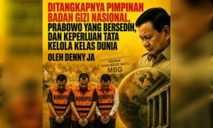 Presiden Prabowo Subianto yang bersedih