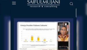 Survei SMRC: Kepuasan publik kepada Presiden Prabowo Subianto turun 30 persen