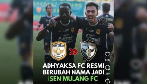 Adhyaksa FC dikabarkan berganti nama jadi Isen Mulang bermarkas di Kalimantan Tengah