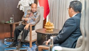 Matius D Fakhiri diskusi dengan Sugiono jadikan Papua gerbang Indonesia ke Pasifik